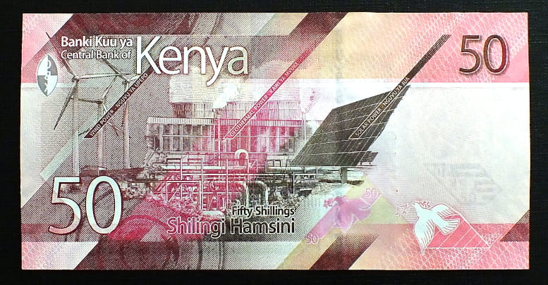 50 Szylingów - Kenia 2019 r.