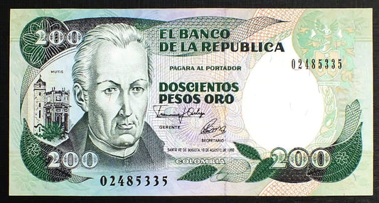 200 Pesos Oro - Kolumbia