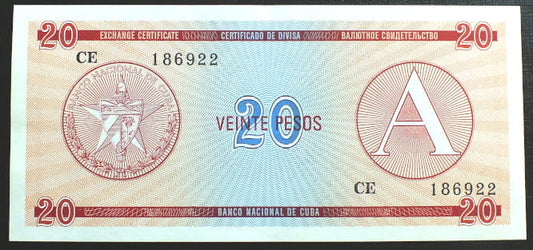 20 pesos KUBA - A