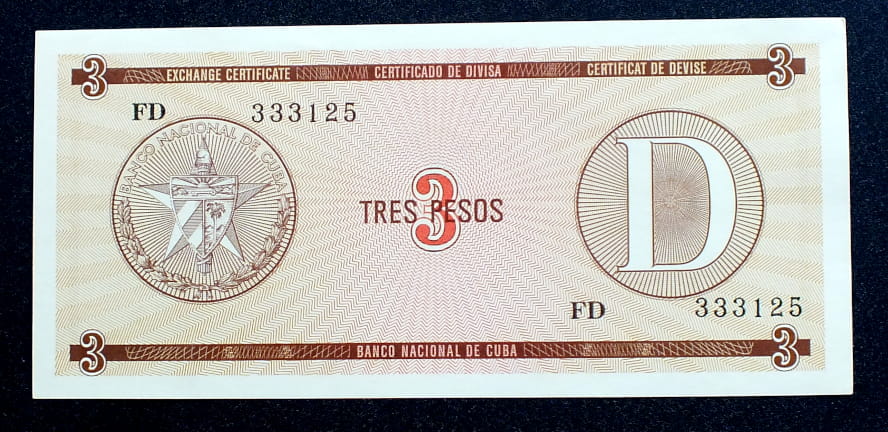 3 peso KUBA - D