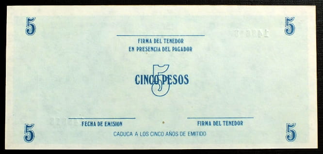 5 pesos KUBA - C