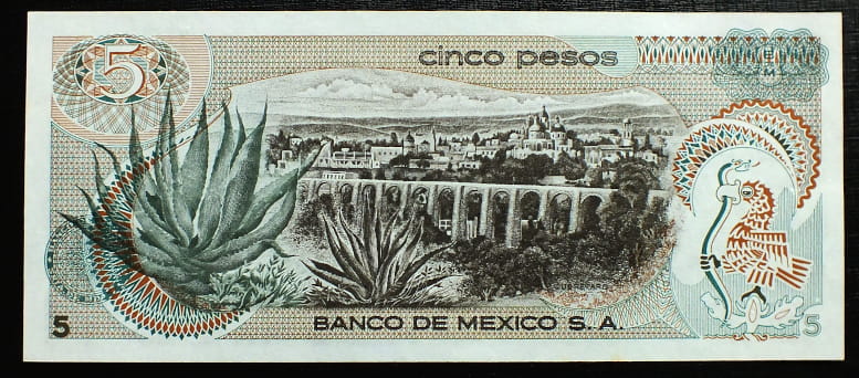 5 Pesos - Meksyk  1971 r.