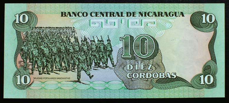 10 Cordobas - Nikaragua 1985 r.