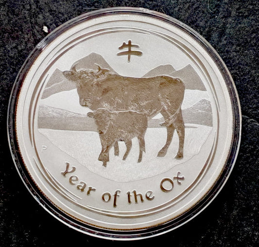 Australia 1 dolar Rok Bawołu LUNAR (1 OZ Ag) - 2009 r.