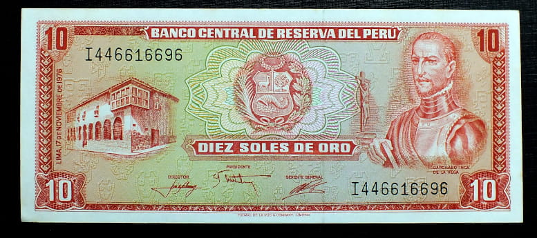 10 Soles de Oro - PERU