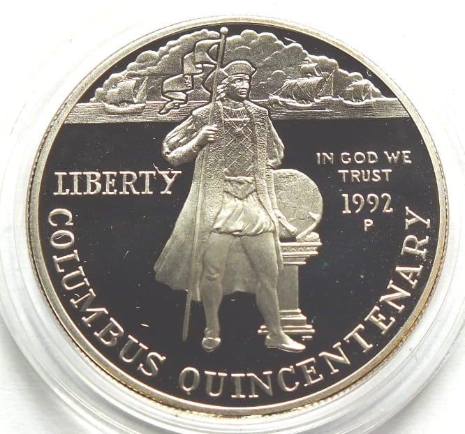 1 USD Columbus Quincentenary P -  UNC