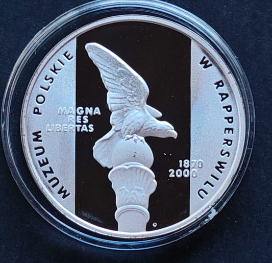 10 zł Muzeum polskie w Rapperswilu: 130. rocznica powstania