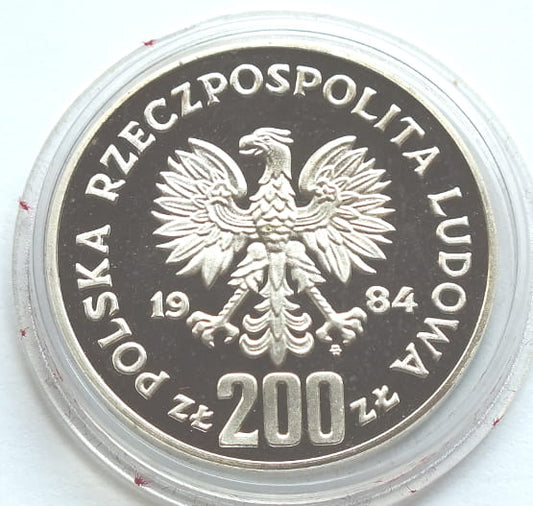 200 zł XIV Zimowe Igrzyska Olimpijskie Sarajewo 1984