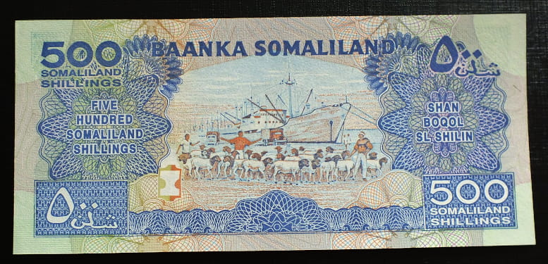 500 Szylingów - Somaliland