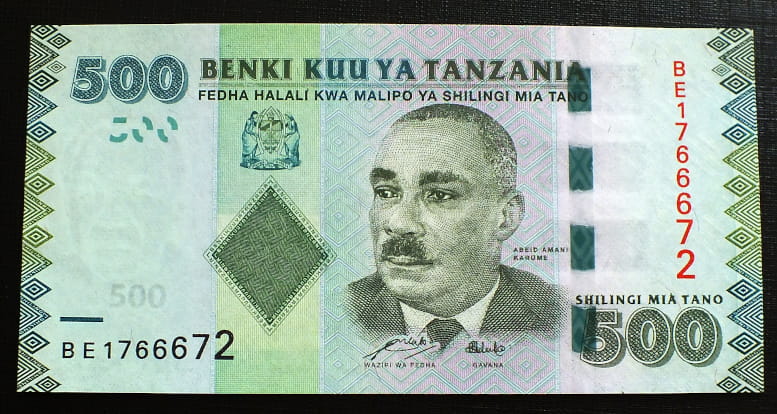 500 Szylingów - Tanzania