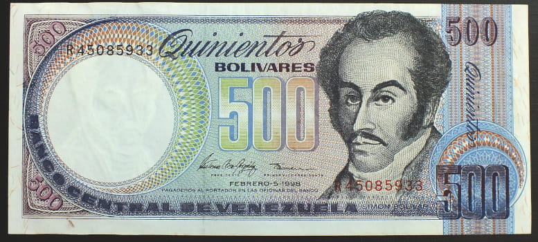 500 Bolivares - Wenezuela 1998 r.