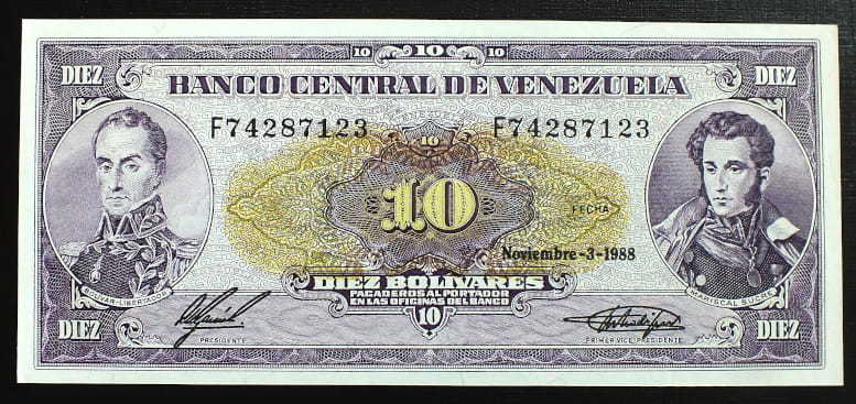 10 Bolivares - Wenezuela