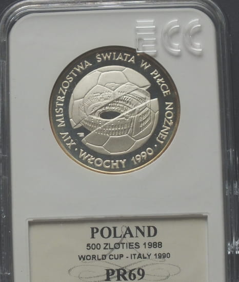 500 zł MŚ w piłce nożnej - Włochy 1990