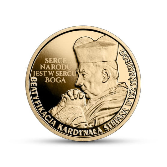 Moneta 100 zł Beatyfikacja Kardynała Stefana Wyszyńskiego