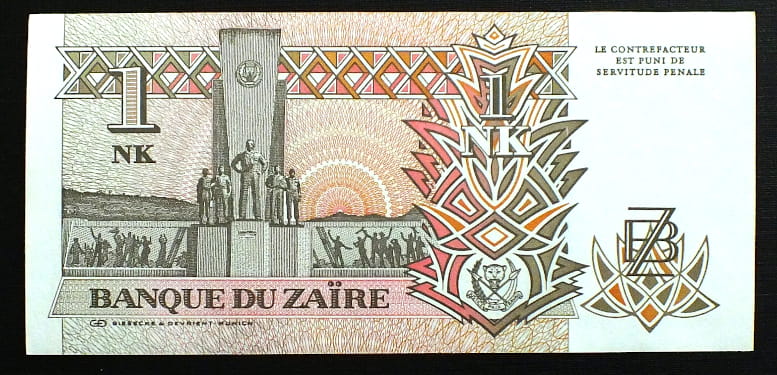 1 Nouveau Likuta - ZAIR 1993 r.