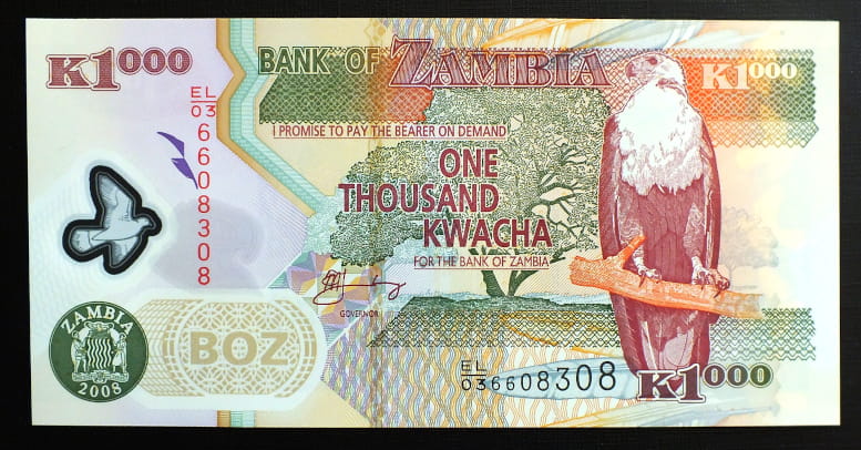 1000 Kwacha - Zambia